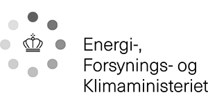 Klima-, Energi- og forsyningsministeriet logo